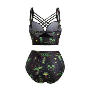 Psychedelic Y2K Swimsuit: Trendy Summer Vibes for Your Beach Look