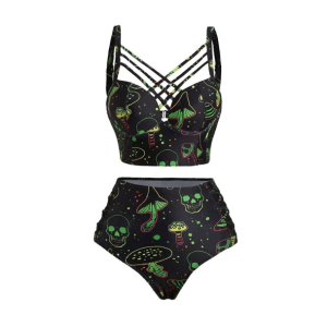 Psychedelic Y2K Swimsuit: Trendy Summer Vibes for Your Beach Look