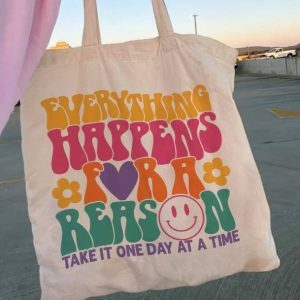 Retro 70s Tote Bag: Y2K Fashion Essential for Chic Summer Outfits