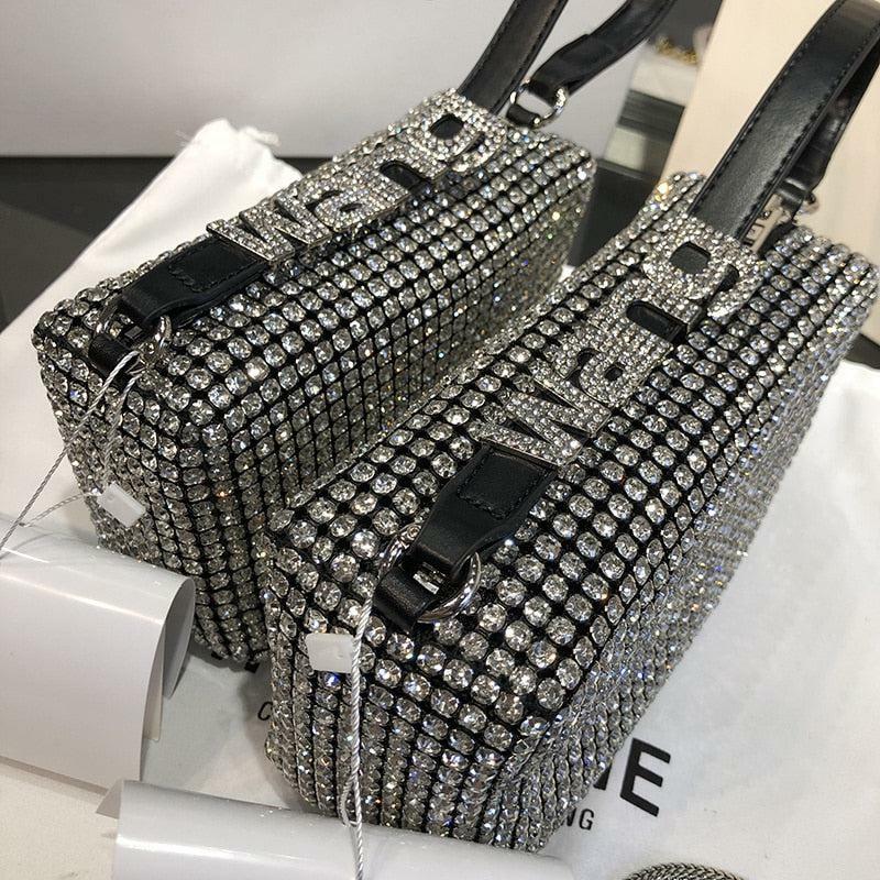 Rhinestone Disco Cowgirl Handbag - Y2K Fashion Statement Accessory