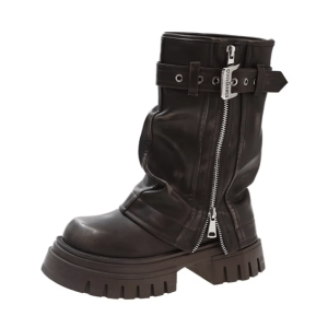 Savage Girl Y2K Fashion Boots for Grunge and 90s Aesthetic Outfits