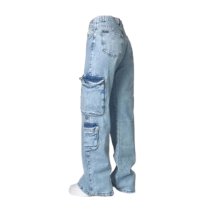 Sky Blue Y2K Fashion Baggy Jeans for Effortless Summer Outfits