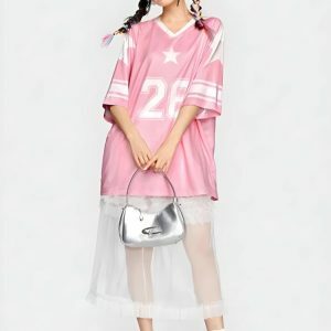 Soft Girl Star 26 Jersey Top - Y2K Aesthetic Summer Fashion Essential