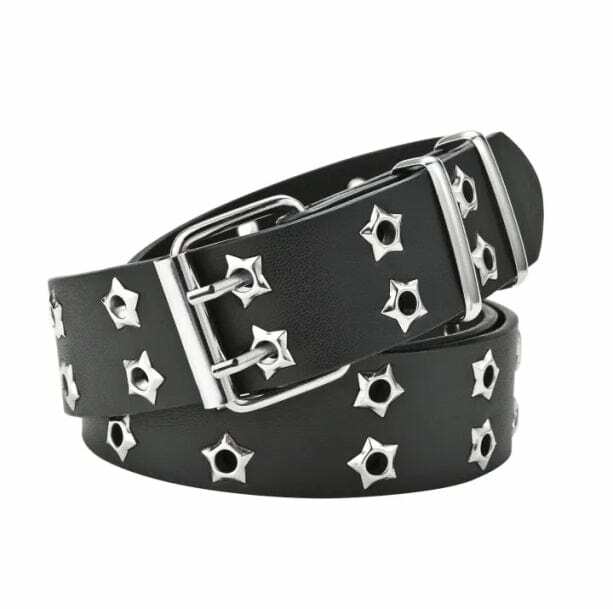 Star Eye Grunge Belt: Y2K Fashion Essential for Edgy Summer Outfits