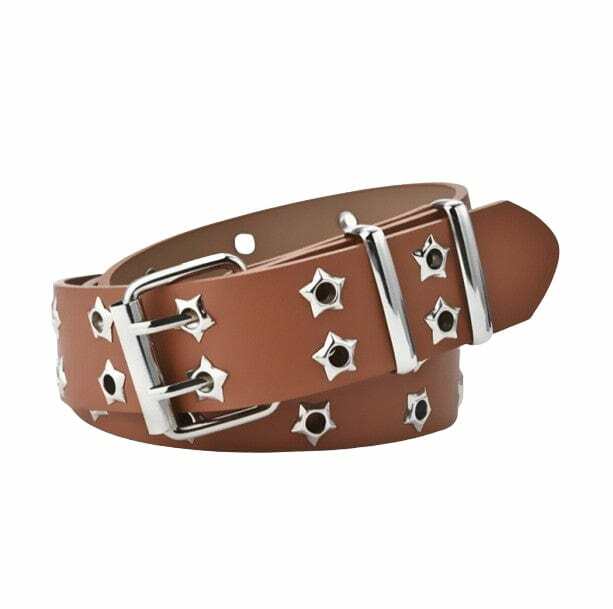 Star Eye Grunge Belt: Y2K Fashion Essential for Edgy Summer Outfits