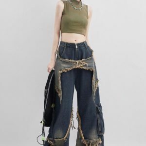 Star Jeans: Y2K Fashion Baggy Jeans for Effortless Summer Outfits