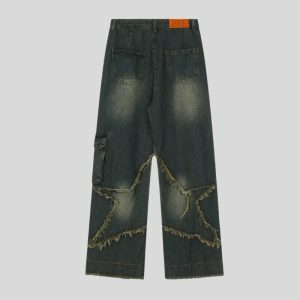 Star Jeans: Y2K Fashion Baggy Jeans for Effortless Summer Outfits