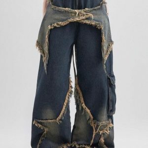 Star Jeans: Y2K Fashion Baggy Jeans for Effortless Summer Outfits