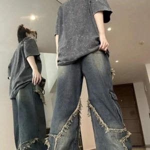 Star Jeans: Y2K Fashion Baggy Jeans for Effortless Summer Outfits