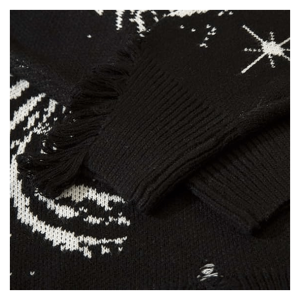 Starry Sky Y2K Sweater: Cozy Grunge Aesthetic for Effortless Style