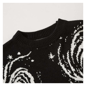 Starry Sky Y2K Sweater: Cozy Grunge Aesthetic for Effortless Style