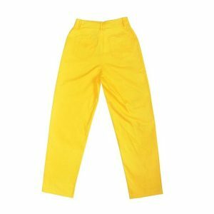 Sunny Yellow Cargo Pants: Y2K Fashion for Effortless Summer Style