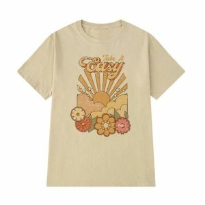 Take It Easy Y2K Graphic Tee - Trendy Summer Outfit Essential