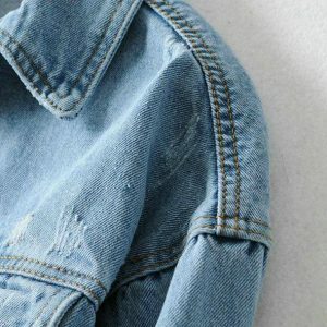 Trendy 90s Jean Jacket: Y2K Fashion Essential for Effortless Style