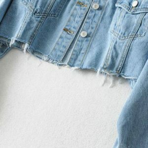 Trendy 90s Jean Jacket: Y2K Fashion Essential for Effortless Style