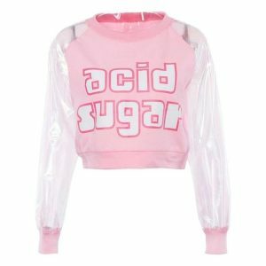 Trendy Acid Sugar Top: Y2K Fashion Essential for Summer Outfits