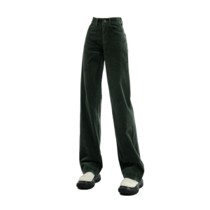 Trendy High Waist Corduroy Pants for Y2K and 90s Fashion Lovers