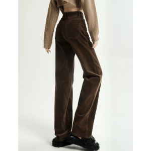 Trendy High Waist Corduroy Pants for Y2K and 90s Fashion Lovers