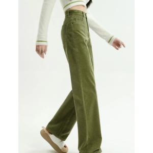 Trendy High Waist Corduroy Pants for Y2K and 90s Fashion Lovers