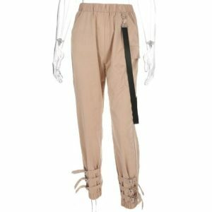 Trendy High Waisted Cargo Pants for Y2K Fashion & Grunge Outfits