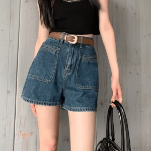 Trendy High Waisted Shorts for Y2K Summer Outfits & 90s Fashion Vibes