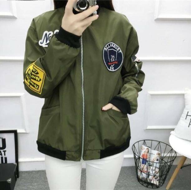 Trendy Off Green Windbreaker for Y2K Fashion & Summer Outfits