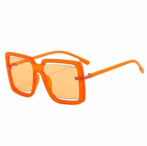 Trendy Oversized Square Retro Glasses for Y2K and 90s Fashion Lovers