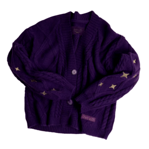 Trendy Purple Y2K Sweater for Stylish Summer Outfits and Aesthetic Looks