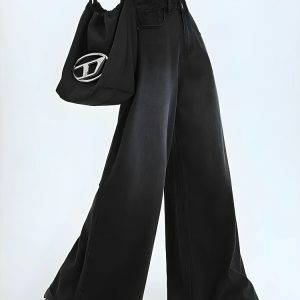 Trendy Wide Leg Jeans for Y2K Fashion & 90s Aesthetic Outfits