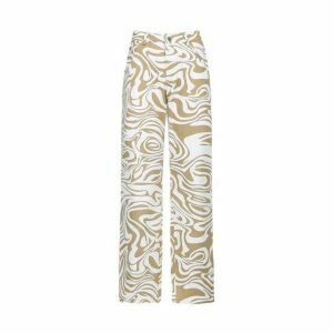 Trendy Y2K Aesthetic Wavy Pants for Effortless Summer Style