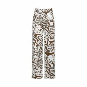 Trendy Y2K Aesthetic Wavy Pants for Effortless Summer Style