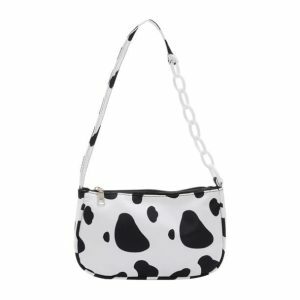 Trendy Y2K Animal Print Handbag for Chic Summer Outfits