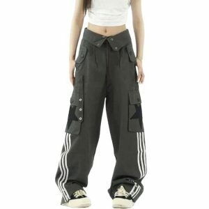 Trendy Y2K Cargo Pants for Effortless Summer Style and Aesthetic Vibes