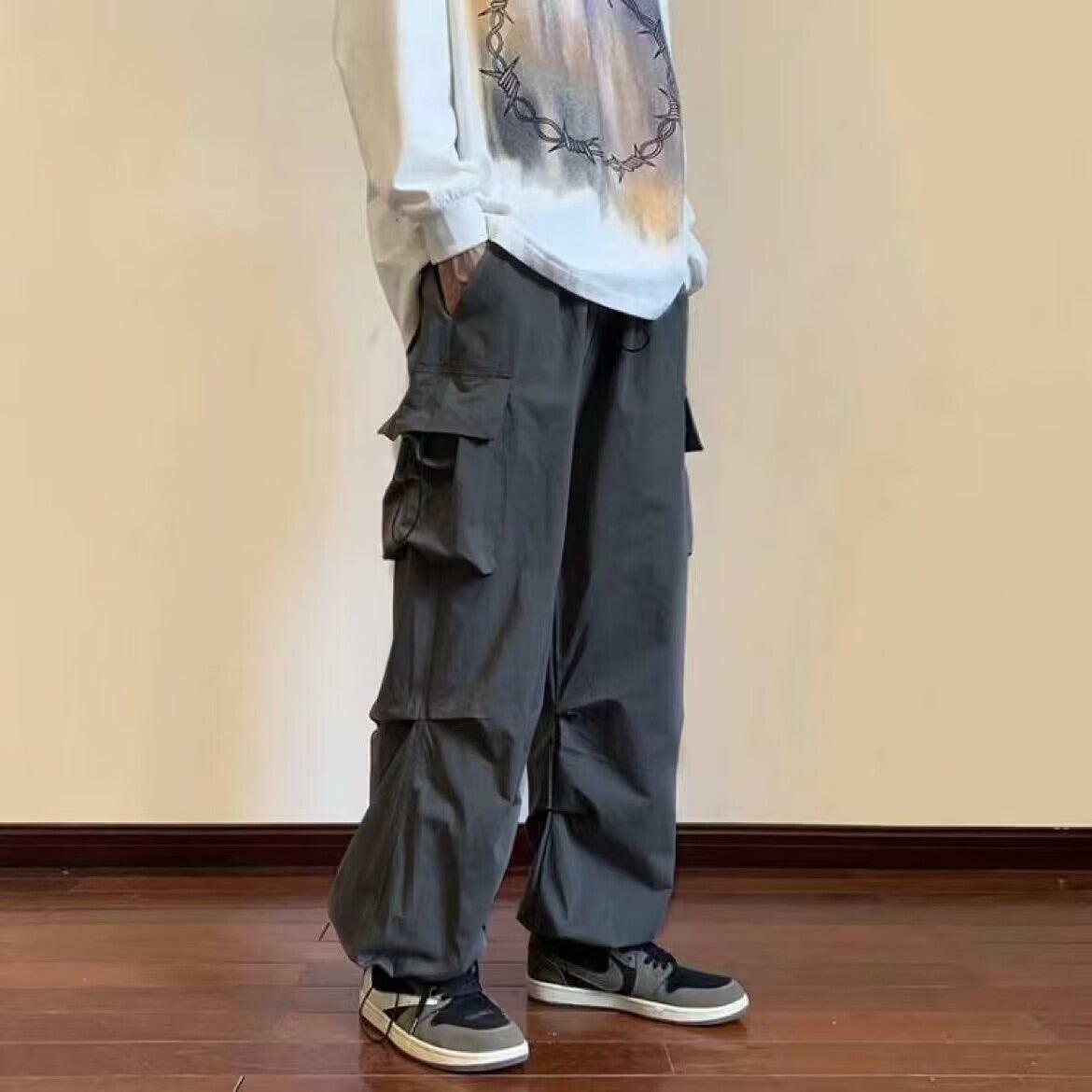 Trendy Y2K Drawstring Cargo Pants for Effortless Summer Style