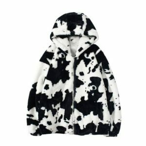 Trendy Y2K Fashion Moo Jacket: Perfect for Summer Outfits & Grunge Style