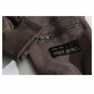 Trendy Y2K Fashion Zipper Pocket Hoodie for Stylish Summer Outfits