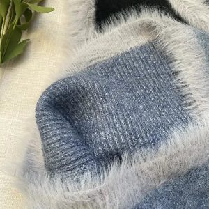 Trendy Y2K Fuzzy Sweater Vest for Cozy Summer Outfits and Aesthetic Looks