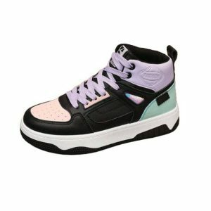 Trendy Y2K High-Top Sneakers for Ultimate 90s Fashion Vibes