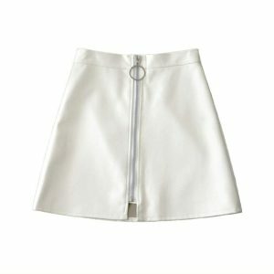 Trendy Y2K High Waist Mini Skirt for Summer Outfits & Aesthetic Looks