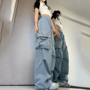 Trendy Y2K Hip Hop Cargo Pants for Stylish Summer Outfits