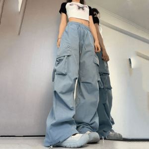 Trendy Y2K Hip Hop Cargo Pants for Stylish Summer Outfits