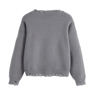 Trendy Y2K Open Eye Sweater: Perfect for Grunge and Summer Outfits