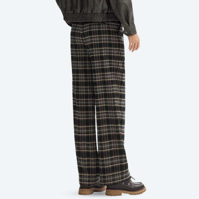 Trendy Y2K Plaid Pajama Pants for Cozy Summer Outfits & Aesthetic Vibes