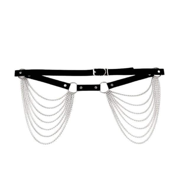 Trendy Y2K Waist Chain Belt for Grunge and 90s Fashion Outfits