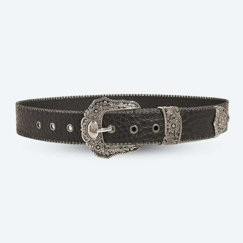 Trendy Y2K Western Belt for Grunge and 90s Fashion Outfits