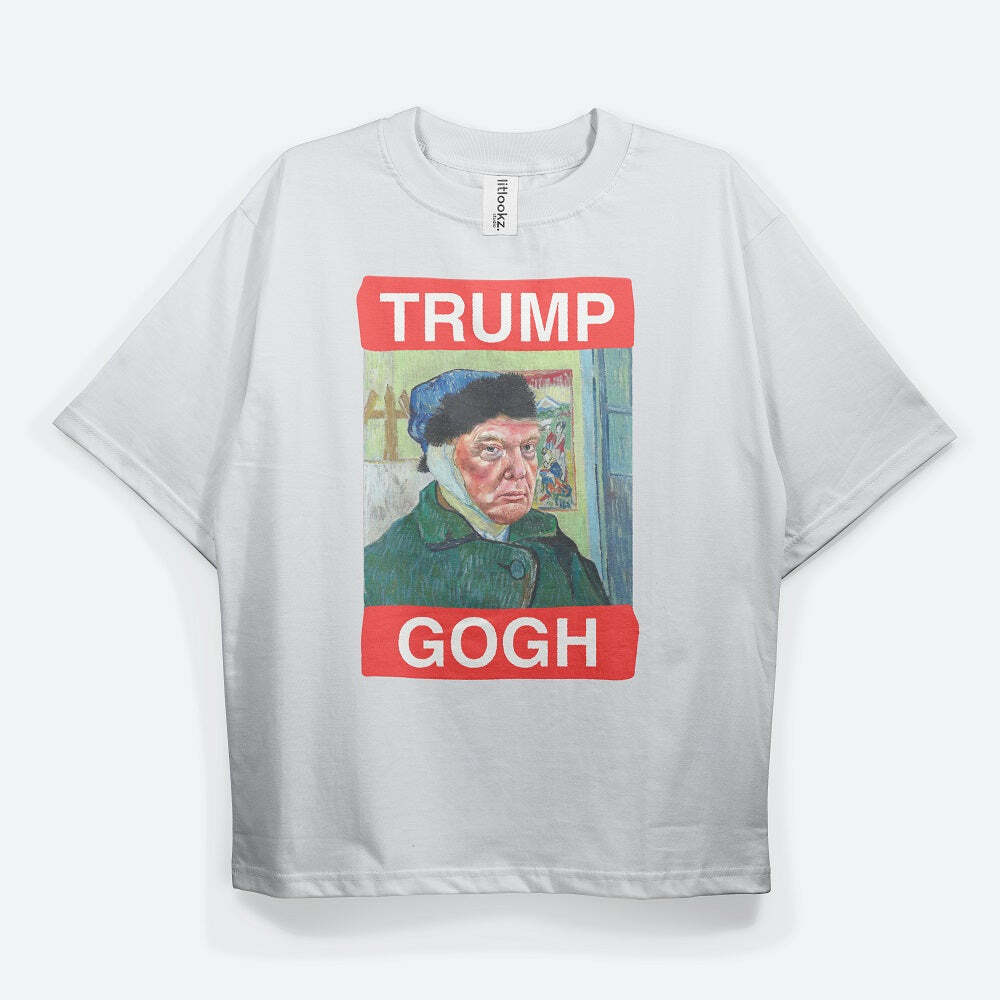 Tr*mp Gogh' Tee: Y2K Aesthetic Grunge Style for Trendy Outfits