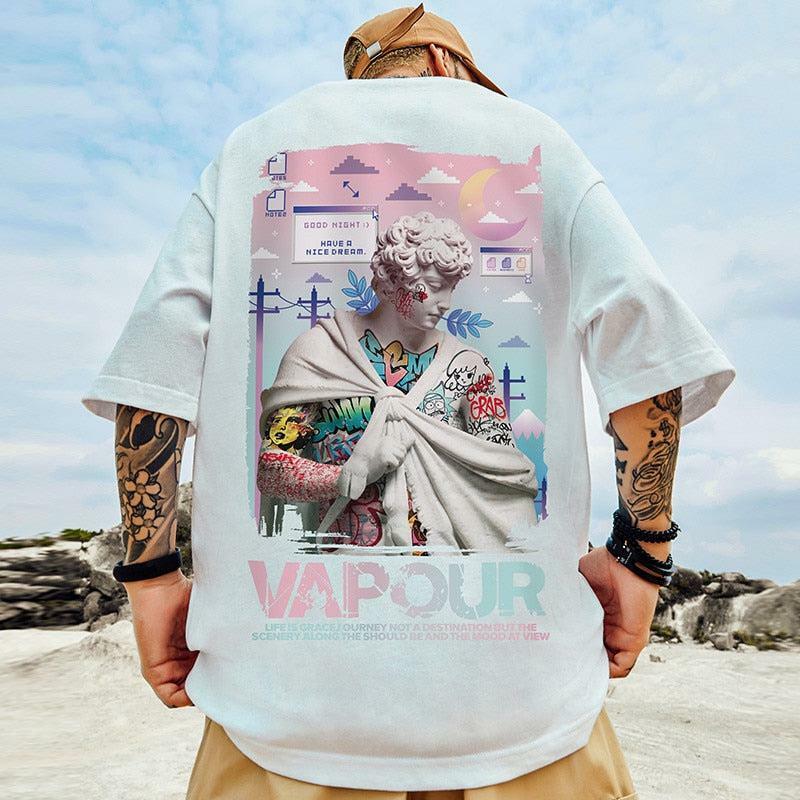 Vapour Aesthetic Tee: Y2K Fashion Essential for Trendy Summer Outfits