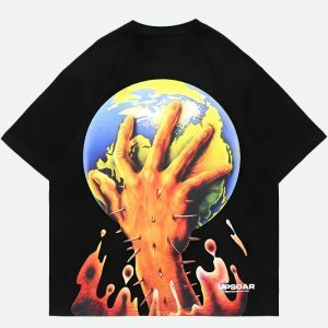 World Has Changed Y2K Graphic Tee - Trendy 90s Fashion Statement