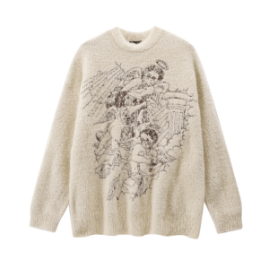 Y2K Aesthetic Angelic Spirit Sweater for Trendy Summer Outfits