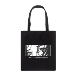 Y2K Aesthetic Anime Eyes Tote Bag for Trendy Summer Outfits